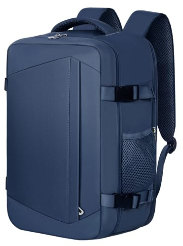 KIRFEIHT Cabin Bags 40x20x25 for Ryanair Underseat Carry-Ons Travel Bag - Hand Luggage Backpack Cabin Bag Small Size 20L - Daypack School Office Bag (Blue)