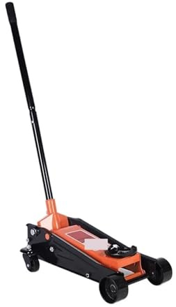 POOIQX Gato hidráulico Horizontal de 3 toneladas for Engrosamiento de neumáticos de vehículos Todoterreno, herienta for Cambiar neumáticos.,Protección contra sobrecarga