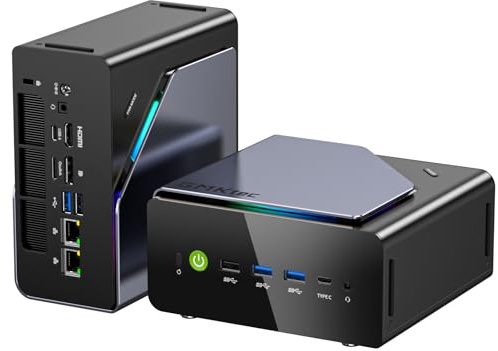 GMKtec K12 Gaming Mini PC Oculink AMD Ryzen 7 H 255 (Upgraded 8745HS) 32GB DDR5 RAM 512GB SSD, Desktop Computer Radeon 780M Graphics, 3X M.2 2280 Storage Expansion, Dual NIC 2.5G, HDMI 2.1, USB4