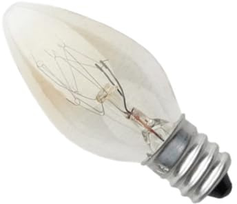 FONDOTIN 10 Lampadine a Incenso E12 Bocca a Vite 10W 220V Lampadine ad Incandescenza per Uso Domestico Perfette per Lampadari Applique e Lanterne in Casa Hotel e Ristoranti