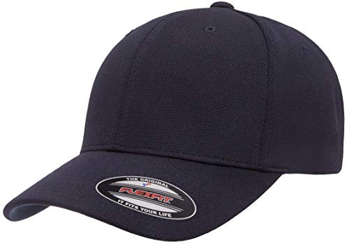 Flexfit Mens Cool & Dry Sport Hat, Navy, Large-X-Large US