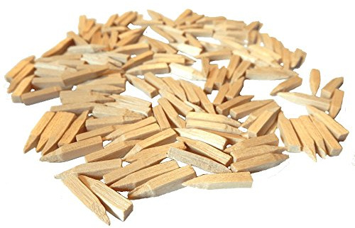 CSB-Center 120 Holzstifte, Befestigung von Stuhlgeflecht, für Thonet Freischwinger und weitere (3 x 3 x 26 mm)