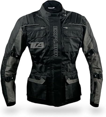 TLA EXPLORA LIGHT LADY Giacca moto donna con Protezioni | Giacca moto estiva | Giacca moto donna traspirante | Giubbotto moto 2 stagioni | Giubbotto Scooter | Giacca Quad.