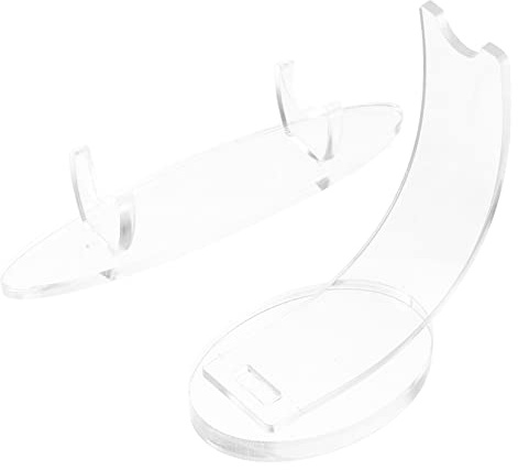 EXCEART Support Porte-stylo Design Léger et Décoratif en Acrylique Transparent 2 Pièces Plusieurs styles Organisateur de Stylos et Pinceaux Maquillage pour Bureau pour Espace de Travail