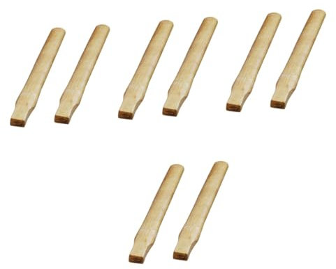 YARNOW 4 Set Da Campeggio Da Abbattimento Spaccata Arciere Martello in Titanio Maniglia Manico D' Impugnatura in Legno Per Di Legno 2 Pezzi * 4