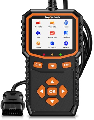 OBD2 Code Reader Diagnostic Scanner: OBD Fault Code Reader Check Engine Light Diagnostic Tool with Live Data Battery Tester Full OBDII Functions- Diagnostic Machine for All OBD Car BMW Ford VW Audi