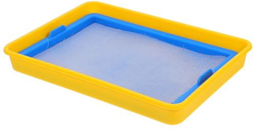 DEARMAMY Kit de Fabrication de Papier en Plastique Écran Rond Fourniture Créative pour Loisirs Manuels Garçon et Filles Cadre Photo pour Empreintes de Mains et Scrapbooking Outil