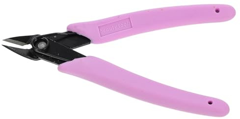 MOTHNUR Pinza per Manicure in Acciaio Inossidabile per Unghie Decorate, Forbicine per Unghie Portatili da Viaggio, Strumento Fai da Te per Nail Art e Rimozione Decorazioni