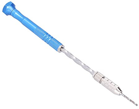 Trapano da Intaglio, Punta da Trapano Manuale Trapano a Mano Resistente all'Usura 10 Diverse Dimensioni per la Produzione di Strumenti di assemblaggio elettronico, modellazione e Fai da Te,