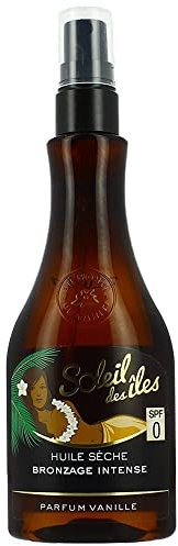Huile Sèche - Bronzage Intense - Parfum Vanille - Soleil Des Iles - Solaire - 150 Ml