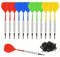 BOROCO Softdarts Set, Dartpfeile mit Kunststoffspitze für Elektronische Dartscheibe, Integrierte Soft Tip Darts für Anfänger Erwachsene Spielzimmer Bar Zuhause