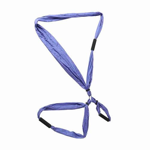 Dilwe Amaca, Amaca da Altalena per Yoga Amaca da Fitness Aerea Amaca da Fitness in Tessuto di Nylon per Fitness e flessibilità del Corpo (Purple)