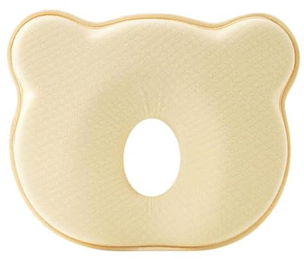 Babykissen Kopfkissen Neugeborene Memory Foam Reisekissen Gegen Plattkopf Weiches Nackenschutz Kinderkissen Geschenk für 0-12 Monate Neugeborene (A)