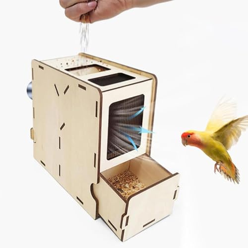Séparateur d'écorces de Millet - Machine de soufflage à Grains réglable pour Alimentation d'oiseaux, Machine à souffler à la Paille, Pratique Sopl