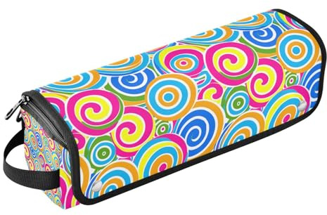 Sac de voyage pour outils capillaires pour femme avec tapis résistant à la chaleur, étui de transport double couche pour fer plat, outils chauds et accessoires de soins capillaires, spirales rayées,