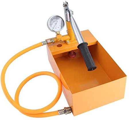 Pompa di prova manuale da 25 kg Tester di perdite for tubi dell'acqua universale Pompa dell'acqua manuale Pompa di prova della pressione idraulica durevole
