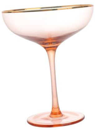 BESTYASH 1pezzi Bicchiere Cocktail in Vetro Bicchiere Da Vino Da Bere Versatile Compleanni Matrimoni Feste e Conservare Whisky Cocktail