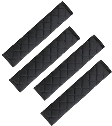 4 PCS Car Seat Belt Pads, Seatbelt Covers Seat Belt Covers Comfort Pad, Seatbelt Pad Suitable for Cars Trucks Long Distance Driving and Travel, Shoulder Strap Pad for Children As Schoolbag Straps