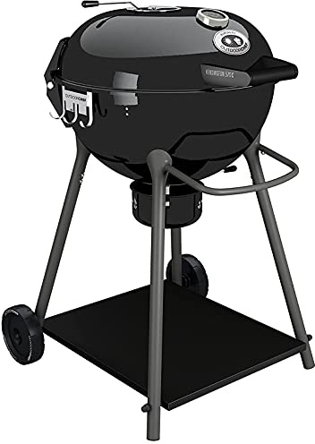 Outdoorchef Kensington 570 ULINE Holzkohlegrill Ø 54cm, 6 Personen Grill Holzkohle, fahrbarer Kugelgrill mit Deckel für Terrasse/Garten/Balkon, inkl 6 Brennpaste