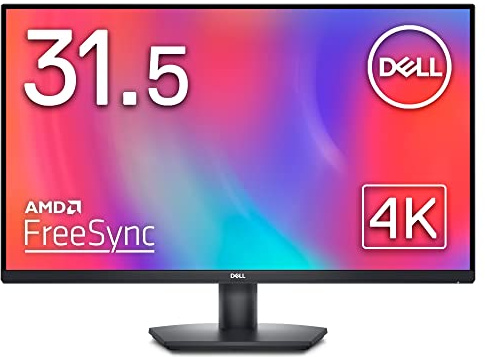 Dell SE3223Q 31.5 4K UHD (3840x2160) Monitor, 60Hz, VA, 4ms, AMD FreeSync, 99% sRGB, DisplayPort, 2x HDMI, 3 Anni di Garanzia, Nero