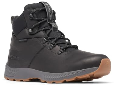 Columbia Landroamer Explorer Bottes de randonnée imperméables en nubuck pour homme, noir/gris foncé, 44.5 EU