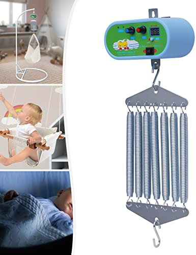 Federwiege Motor, Elektrische Babyschaukel Controller, Elektrisch Babywippe Controller, Timer-Funktion, Einstellbare Musiklautstärke, Maximale Tragfähigkeit 19 kg, für Babywiege und Babyhängematte