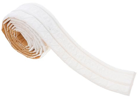 OSALADI 2 Rollos Rodapié De Cintura Zócalo De Azulejos Del Techo Borde De Papel Tapiz Para Oficina Pelar y Pegar Molduras De Pared Moldura Autoadhesiva De Polivinilo