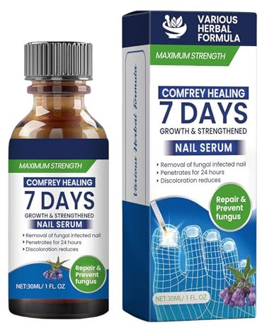 Eastuy Rinforzo e Stimolatore della Crescita per Unghie | Soluzione Nutriente per Unghie per Piedi - Trattamento Rapido Di Unghie Danneggiate E Secche Per La Cura Quotidiana E Viaggi