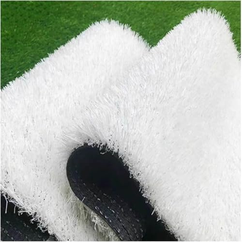 Reversible Synthetic Turf Mat 1.18 Thick Artificial Grass RugPet-Friendly Garden Lawn Carpet Realistic Grass Roll for Deck & Outdoor Use (1x1m)