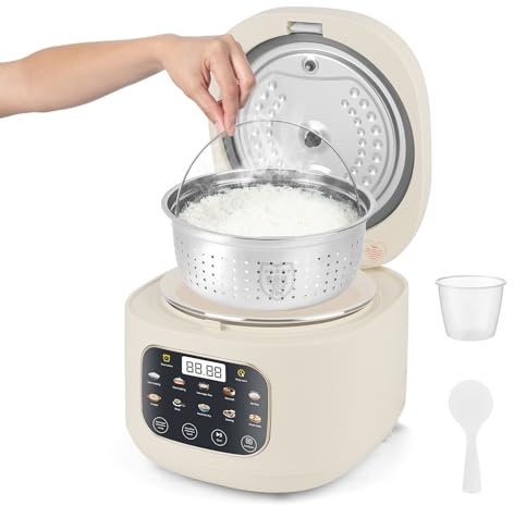 Electric Rice Cooker 3L(12.7Cup) Multifunctional Rice Cooker for 3-5 People