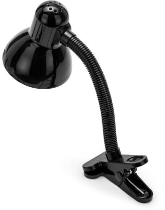 Velamp TL1203-N Charleston Lampada da Tavolo con ClIP