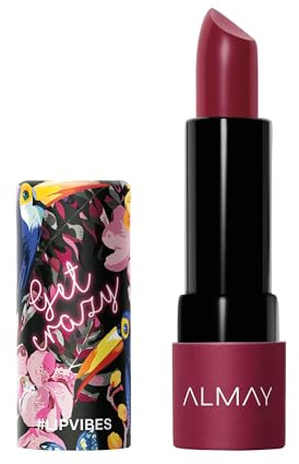 Almay Lip Vibes Lipstick, Get Crazy, 0.14 oz