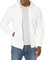 Amazon Essentials Men's Full-Zip Fleece Hoodie (Available in Big & Tall), Bright White, M