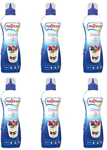 NATREEN® Süßstoff Classic Feine Süße Flüssig 6 x 125ml Flüssigsüße ohne Kalorien