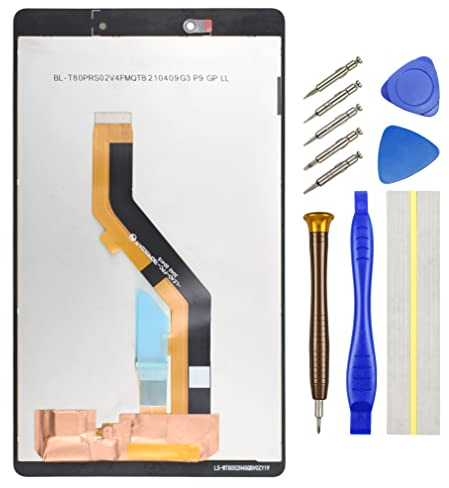 Double Sure Tablet Full LCD Display Touch Digitizer Screen Replacement for WiFi Version Samsung Galaxy Tab A 8.0 (2019) SM-T290 Black 8.0