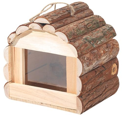 Xanorrg Nid D'abri À Oiseaux Suspendu pour Jardin Maison D'élevage en Bois Faite À La Main L'extérieur Abri Maison De Nidification Moineaux
