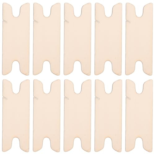 HAPINARY Navettes à Tisser en Bois Portables 10 Pièces Multifonctionnelles Outils Légers pour Artisanat et Projets DIY Adaptés aux Débutants et Professionnels