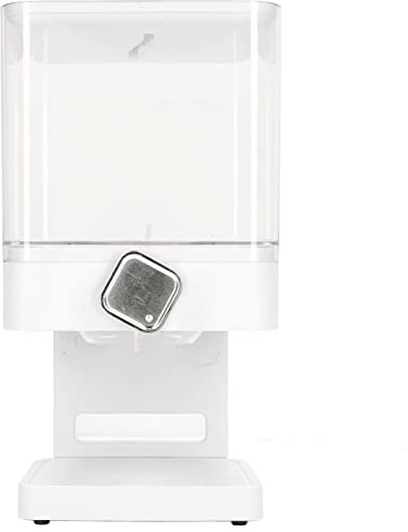 Distributeur de céréales, distributeur de céréales à grille unique, capacité de 17,5 oz, distributeur de nourriture en plastique transparent pour céréales, noix, haricots de riz,