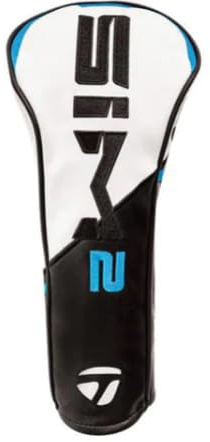 SIM2 Genuine Driver Headcover Golf Club Cover Protective Head Cover for 460cc Drivers, Durable PU Leather, Black Blue