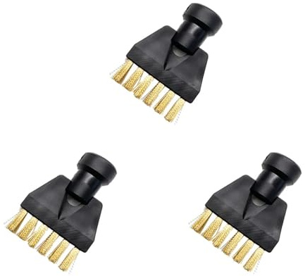 B02C-3X, compatibile con Karcher SC1 SC2 SC3 Spazzola di pulizia in rame piatta for adattatore for pulitore a vapore Ugello for pulizia domestica