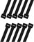 intervisio Cable Zip Ties XXXL Very Long - 1000mm x 9mm, Heavy Duty, Durable Professional UV Resistant Wrap Nylon Large Cord, for Cables Management, Indoor, Outdoor, Black, 10 Pieces, CS-2E8X-DOT0