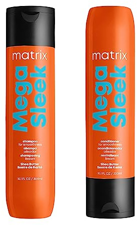 Matrix Mega Sleek, Smoothing Shampoo And Conditioner Set, to Protect against Humidity, for Coarse Hair, Total Results