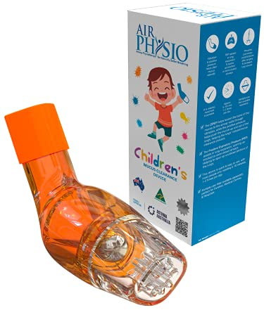AirPhysio Erwachsene Niedrige Lunge & Kinder Natürliche Lunge Expansion und Schleimabstandgerät Atemtrainer Reinigungshilfe