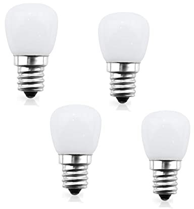 YW Licht T26 E14 Lampe LED Kühlschranklampe Licht 2W Birne AC/DC 12V Warmweiß 3000K 360° Abstrahlwinkel Leuchtmittel 200 Lumen für Wohnmobil Boot Hof Beleuchtung (4 Stück, Nicht Dimmbar)