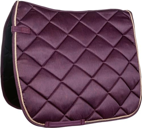 HKM Aria Tapis de selle Bordeaux Polyvalence