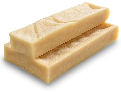WOW BITES Premium Snacks à mâcher pour Chiens – Friandises Longue durée fabriquées à partir de Lait Naturel – Os à mâcher au Fromage (225 g, Lot de 3, Taille M)