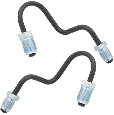 Pulchra 2PCS Car Brake Hoses 100mm Rear Brake Pipes Compatible with V-W Golf Mk5 Mk6 Passat CC B6 Beetle Touran Au-di A3 TT 1K0611763E 1K0611763F