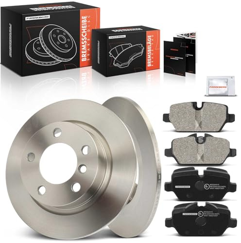 Frankberg Set freni incl. 2x Dischi Freno + 4x Pastiglie dei Freni Posteriore Compatibile con M.i.n.i Countryman R60 M.i.n.i Paceman R61 Replace# 34219811539