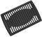 GFTIME Gusseisen Grillrost 38 x 24,6cm Ersatzteil für Enders Aurora Tischgrill-Serie, gussrost zubehör für Enders Aurora Modelle, langlebiger Grillrost aus Gusseisen, 1 Stück