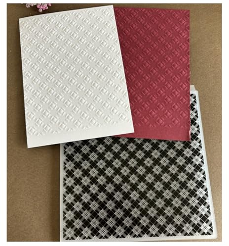 Qoiseys Pois de gaufrage 2D en plastique pour la fabrication de cartes, gabarit de gaufrage, cartes en papier pour bricolage, scrapbooking, album photo, cartes, loisirs créatifs (05)